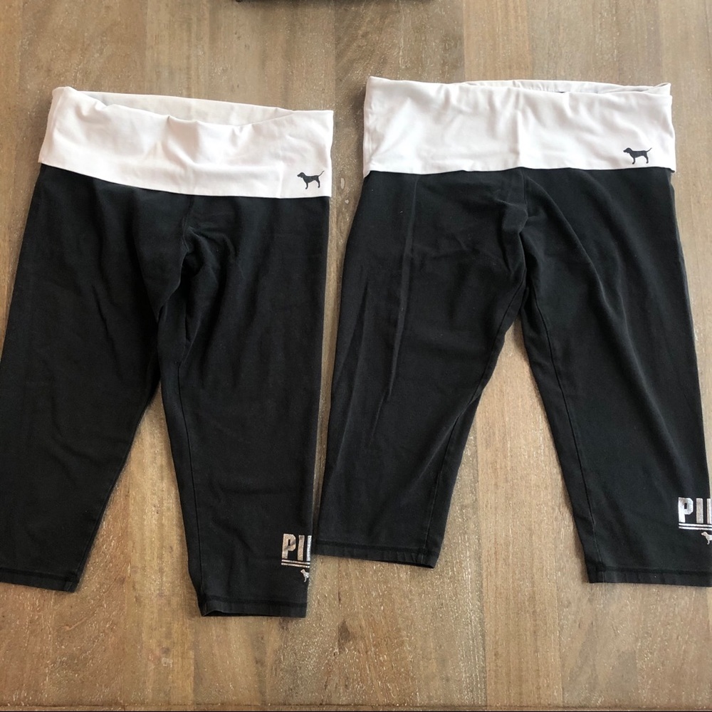 Pair of PINK Yoga pants size L